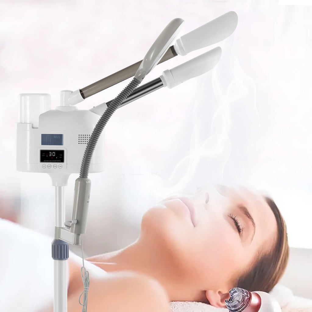 #4018 Professional 3 in 1 Facial Steamer esthetician steamer with hot & cold nozzle Artist hand