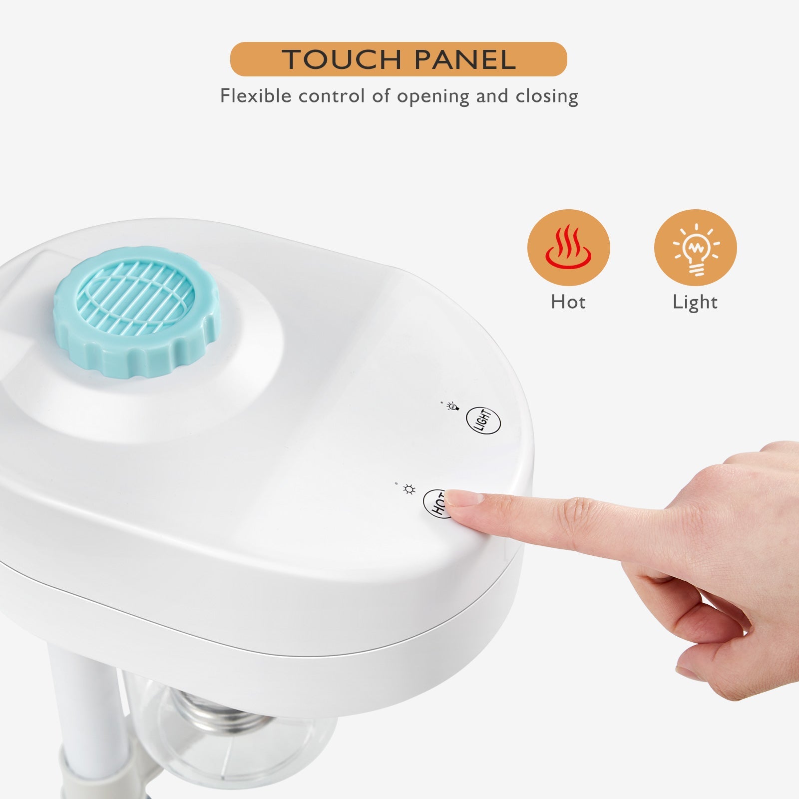 #4007 2 in1 Facial Steamer LED Magnifying Lamp Hot Ozone Beauty Salon Face Equipment Artisthand