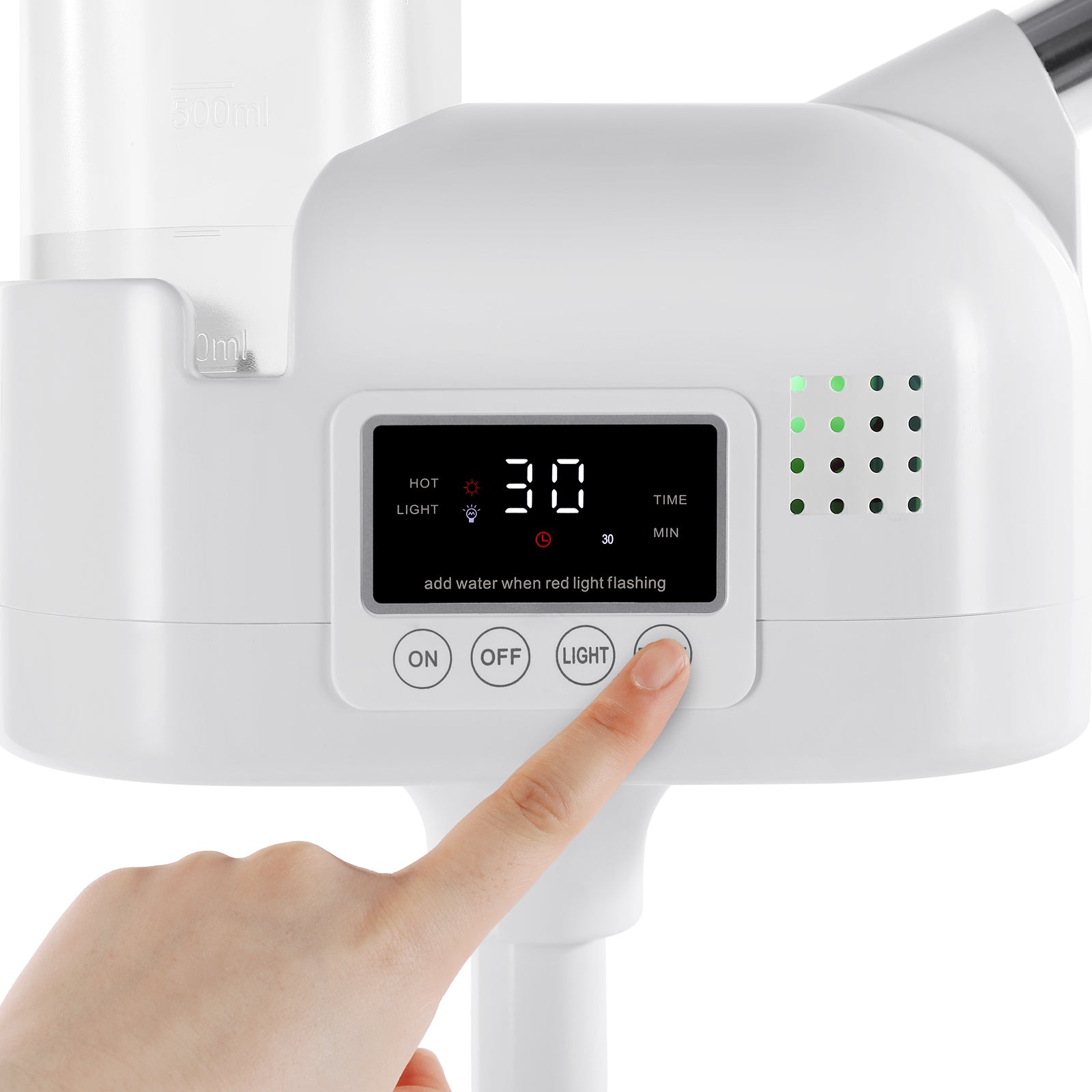 #4017 Facial Steamer Professional 2 in 1 Hot Face Steamer with 5X LED Magnifying Lamp, Upgrade Esthetician Face Steamer for Facial Deep Cleansing, Fast Heat for Beauty Salon Spa Home Use