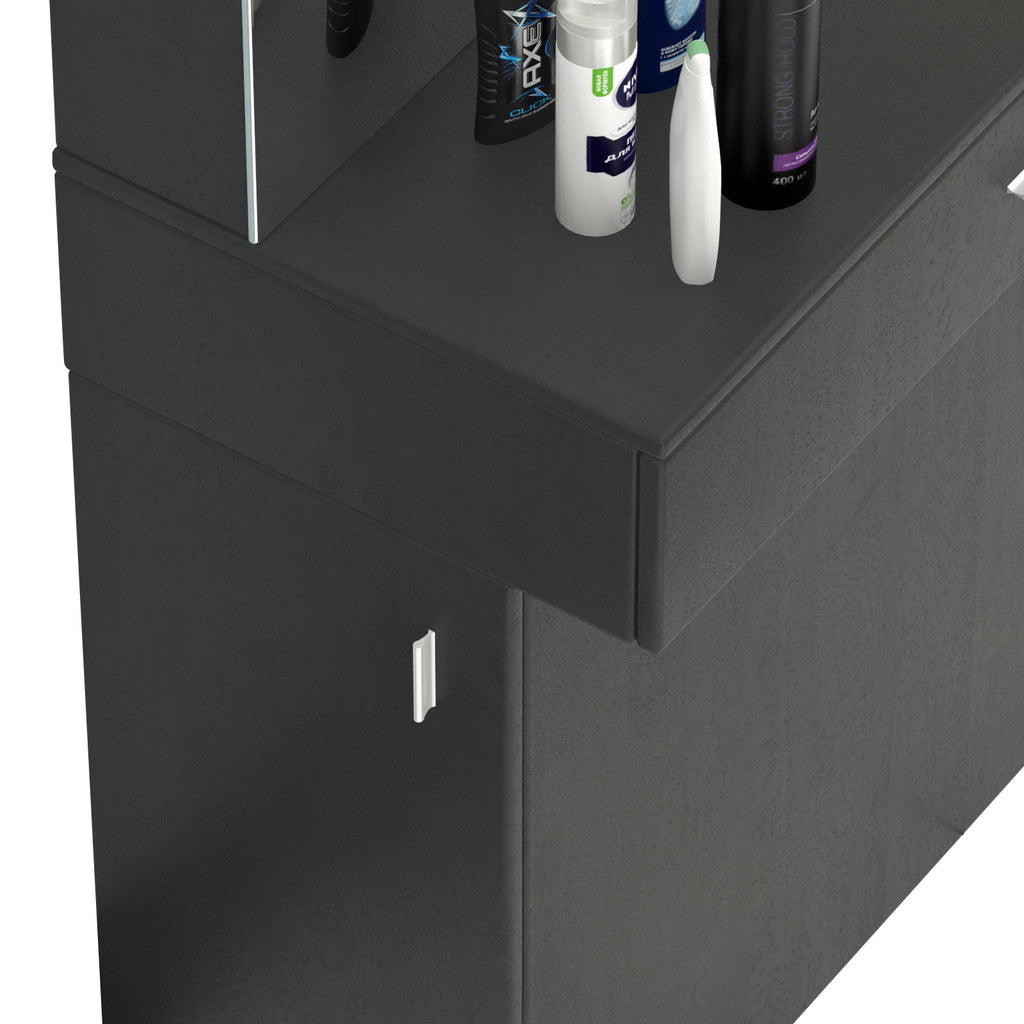 #102221 Wall Mount Salon Station Barber Stations Styling Station with Mirror Barber Beauty Spa Salon Equipment