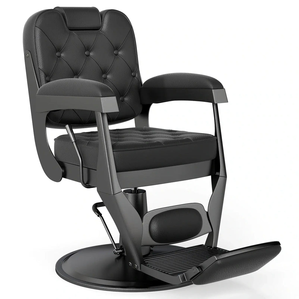 #5077 Retro Reclining Barber Chair for Barbershop