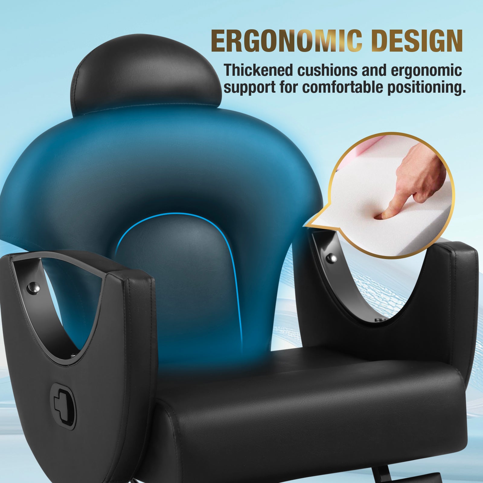 #09300 All Purpose Reclining Barber Chair