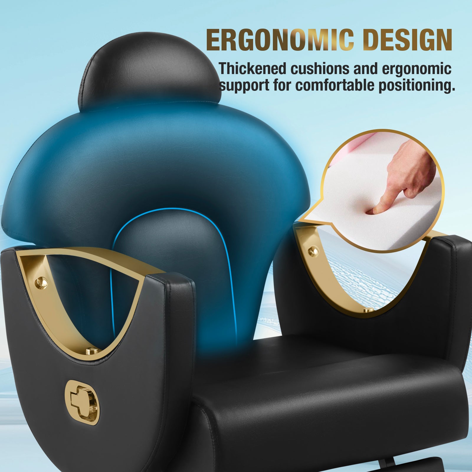 #69400 All Purpose Reclining Barber Chair