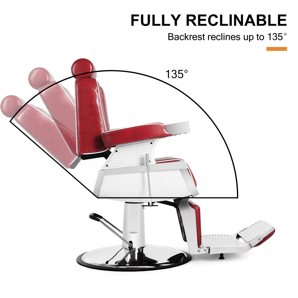 #5127 Heavy Duty Recline Hydraulic Barber Chair