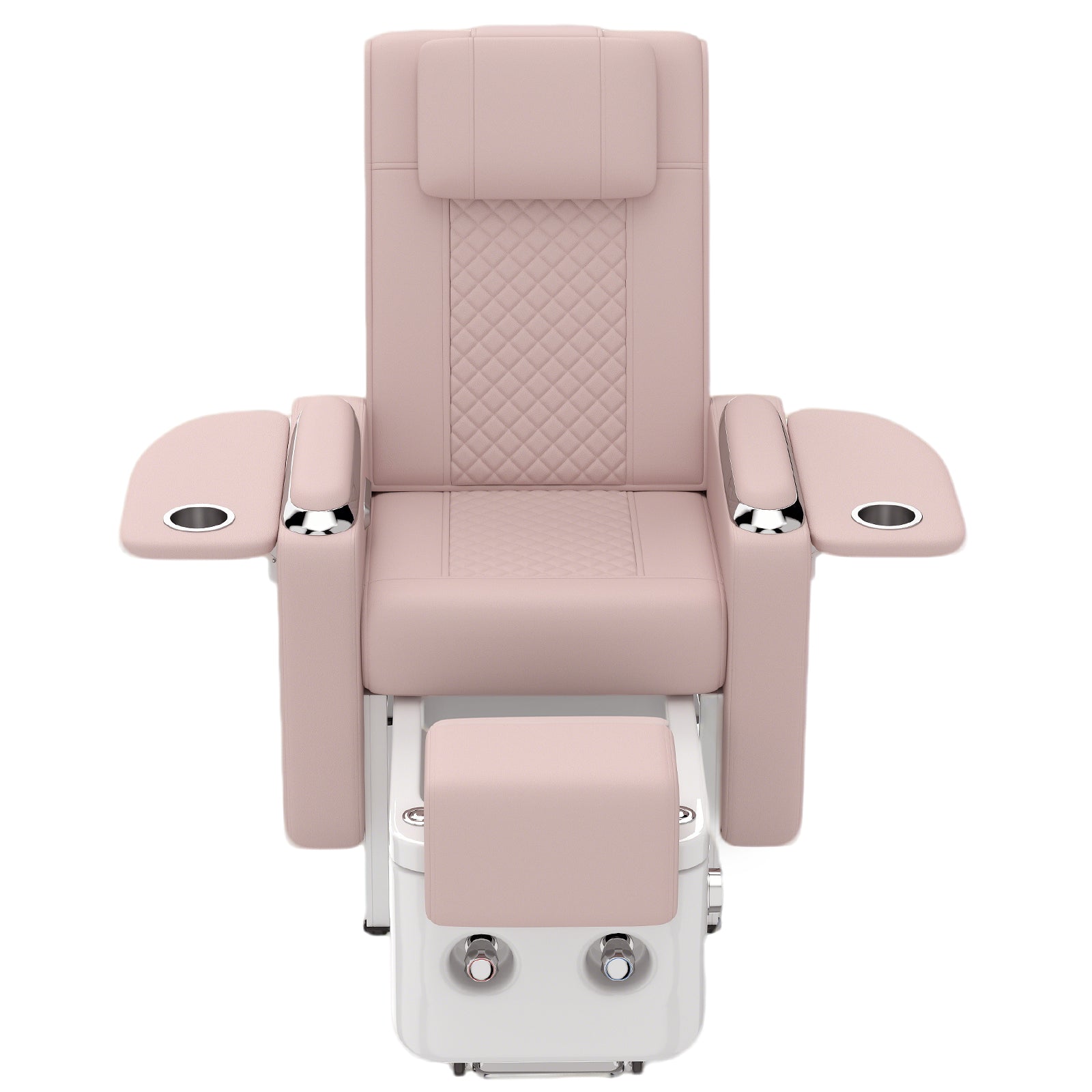 #1483 Spa Chair with Foot Spa Basin, Manicure & Massage Chair, Electric Recline, 4-Head Back Massage, Hot/Cold Water Controls, LED Light & Jet Tub, Fast Drain Pump, Pull-Out Bowl