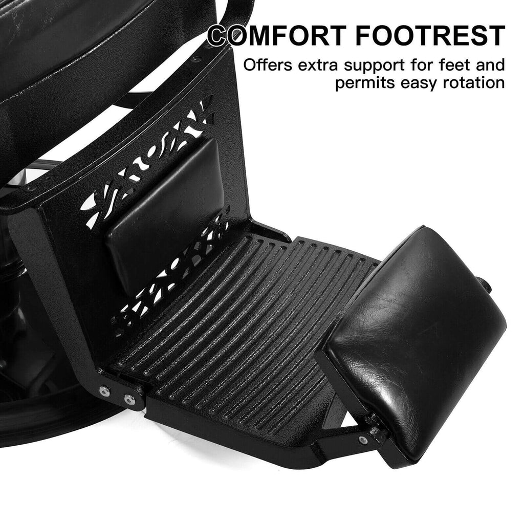 #5046 Vintage Heavy Duty Hydraulic Reclining Barber Chair