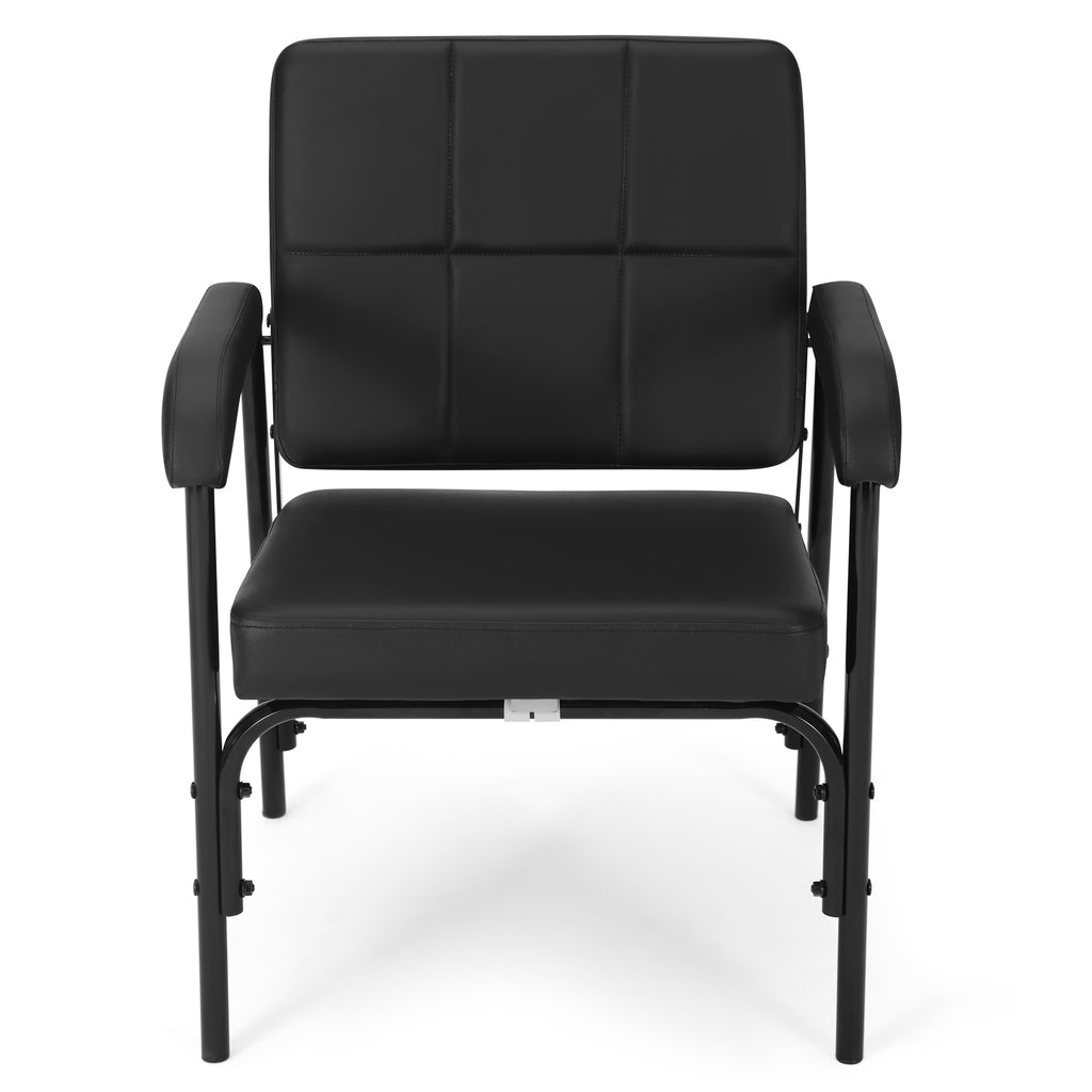 #1005 Black Reclining Barber Shampoo Chair Salon Spa Beauty Hair Styling