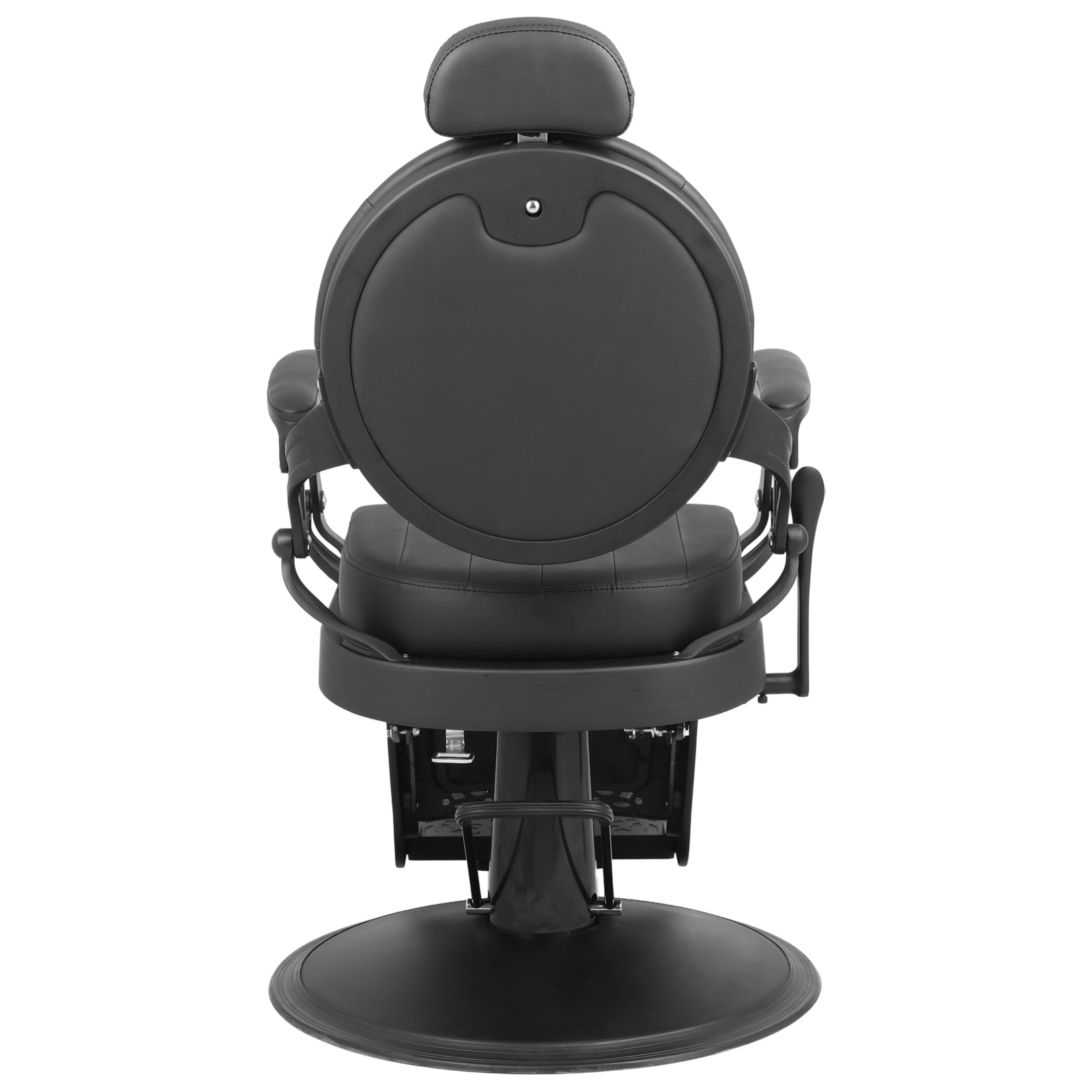 #5064 Retro Barber Chair Heavy Duty Barber Chairs Vintage Salon Chair Hydraulic Recline Chair Square Cushioning Beauty Spa Styling Equipment