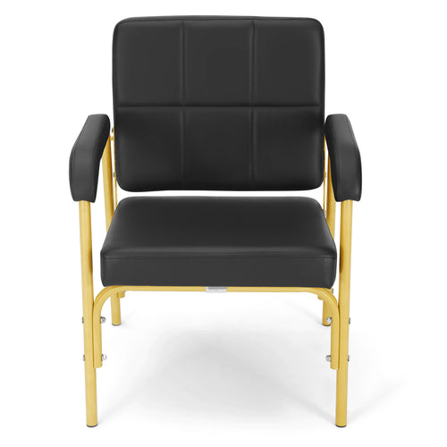 #1007 Black Gold HeavyDuty Reclining Barber Shampoo Chair Salon Spa Beauty Styling
