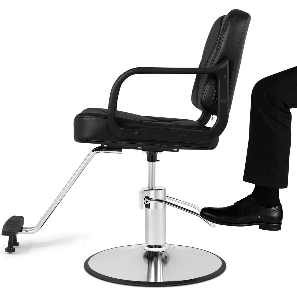 #2039 Black Classic Salon Hydraulic Barber Chair Beauty Spa Hair Dresser Stylist 360??