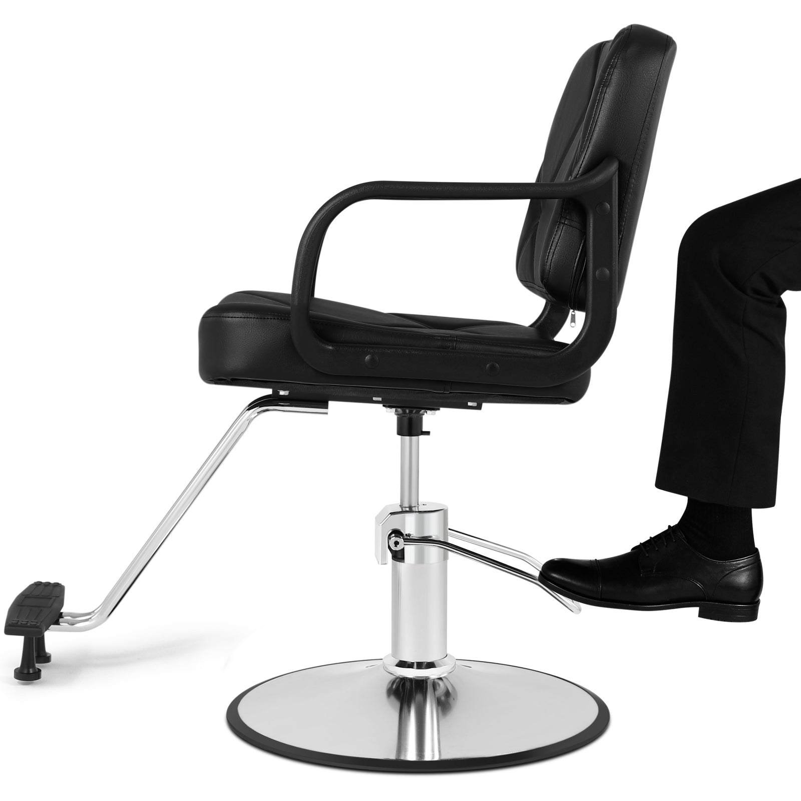 #2039 Black Classic Salon Hydraulic Barber Chair Beauty Spa Hair Dresser Stylist 360??