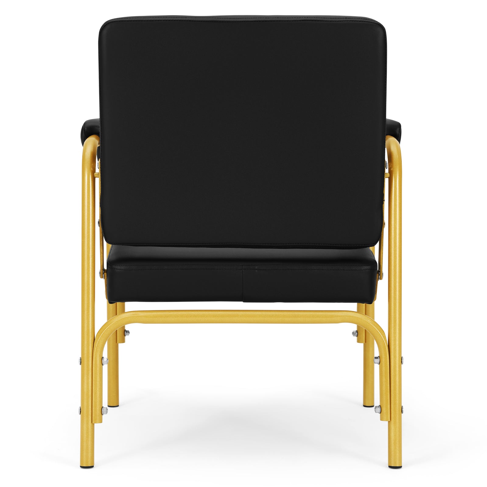 #1007 Black Gold HeavyDuty Reclining Barber Shampoo Chair Salon Spa Beauty Styling