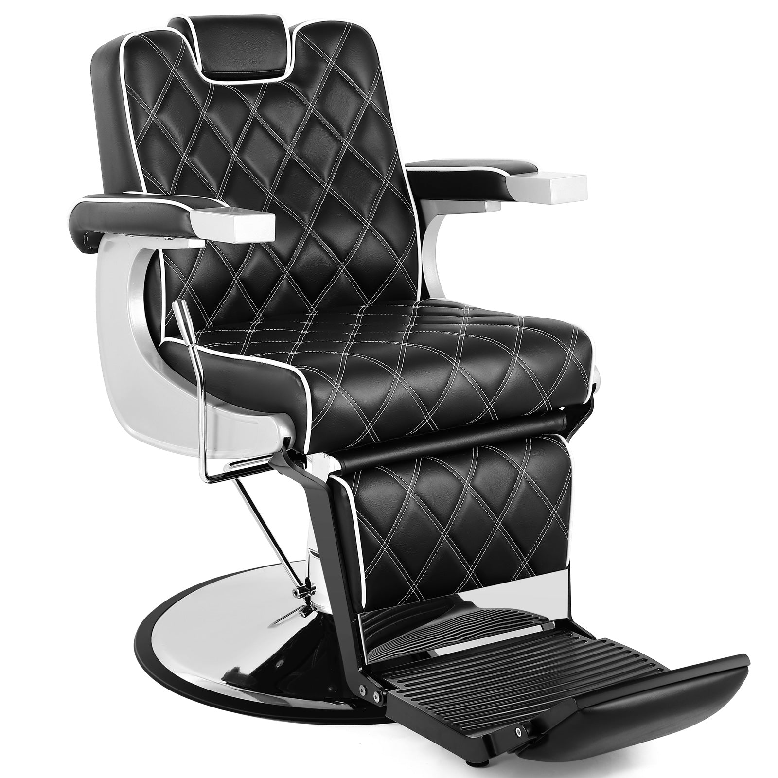 #5038 All Purpose Barber Chair Wide Backrest Reclining Salon Chair for Hair Stylist Tattoo Chair Makeup Chair for Salon Equipment