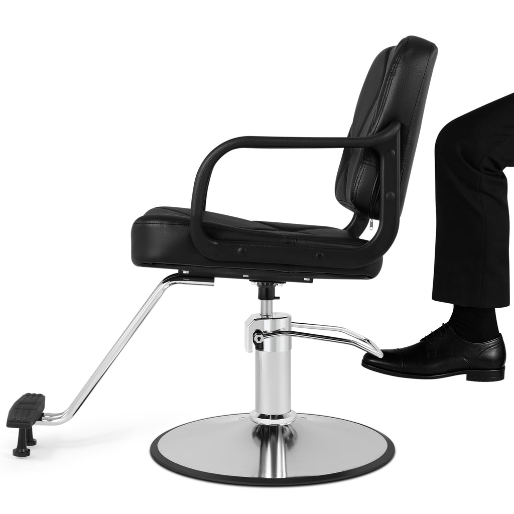 #2039 Black Classic Salon Hydraulic Barber Chair Beauty Spa Hair Dresser Stylist 360??