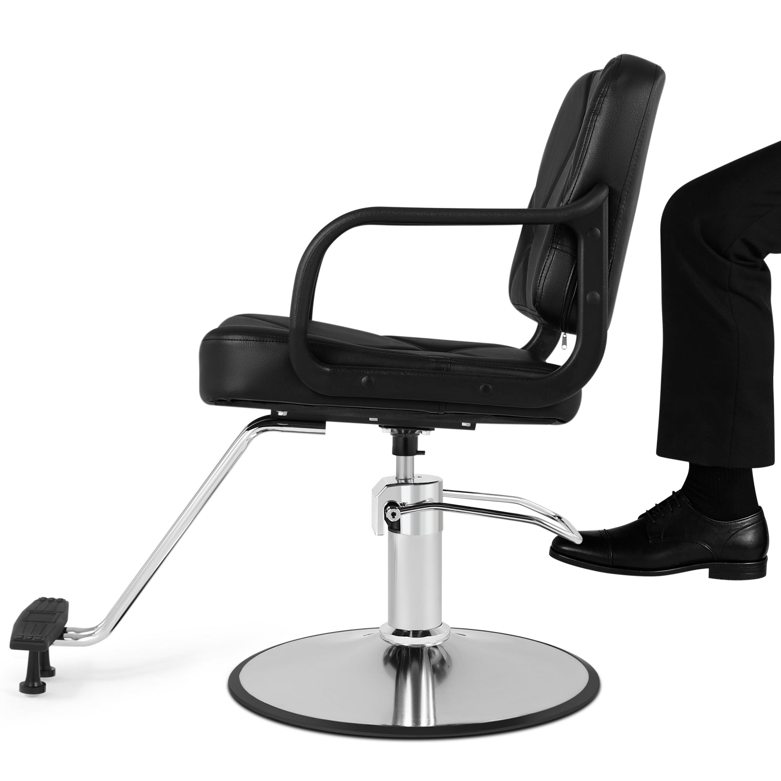 #2039 Black Classic Salon Hydraulic Barber Chair Beauty Spa Hair Dresser Stylist 360??