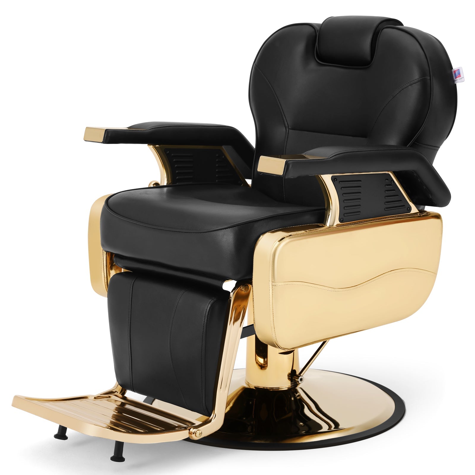 #5001 Barber Chair for Barbershop Salon Chair Beauty Styling Chair for Beauty Shop Gold/Black