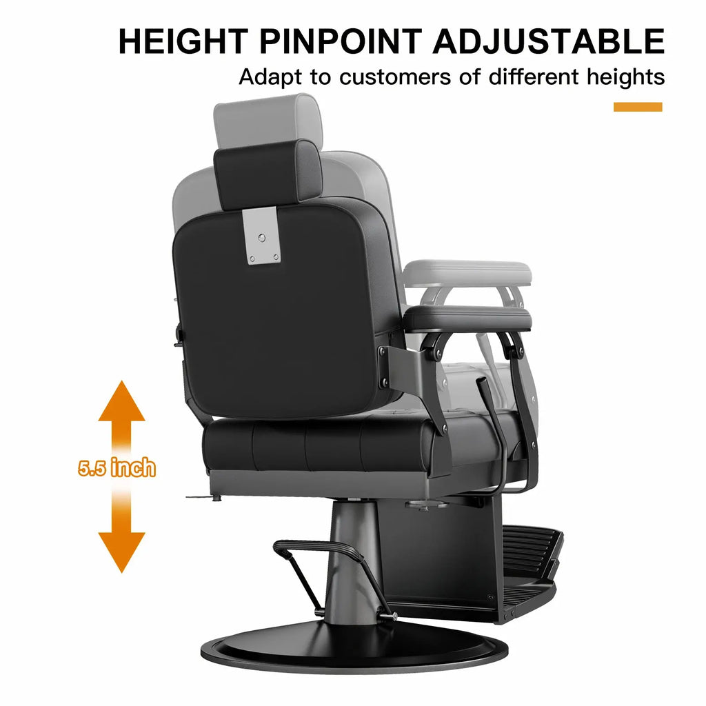 #5078 Hydraulic Heavy Duty Barber Chair