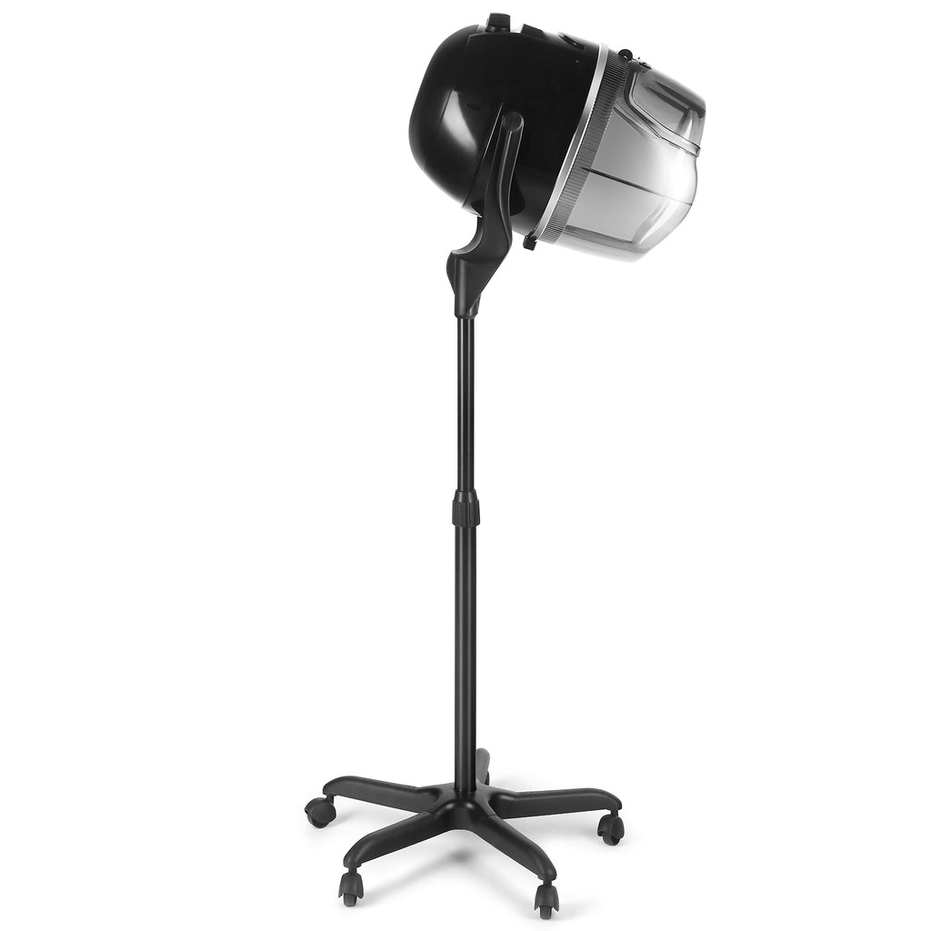 #4003 Professional Hooded Hair Dryer for Women, Height Adjustable Floor Stand Up Hair Dryer with Wheels and Timer, Sit Under Hooded Dryer for Home Beauty Spa Salon Equipment