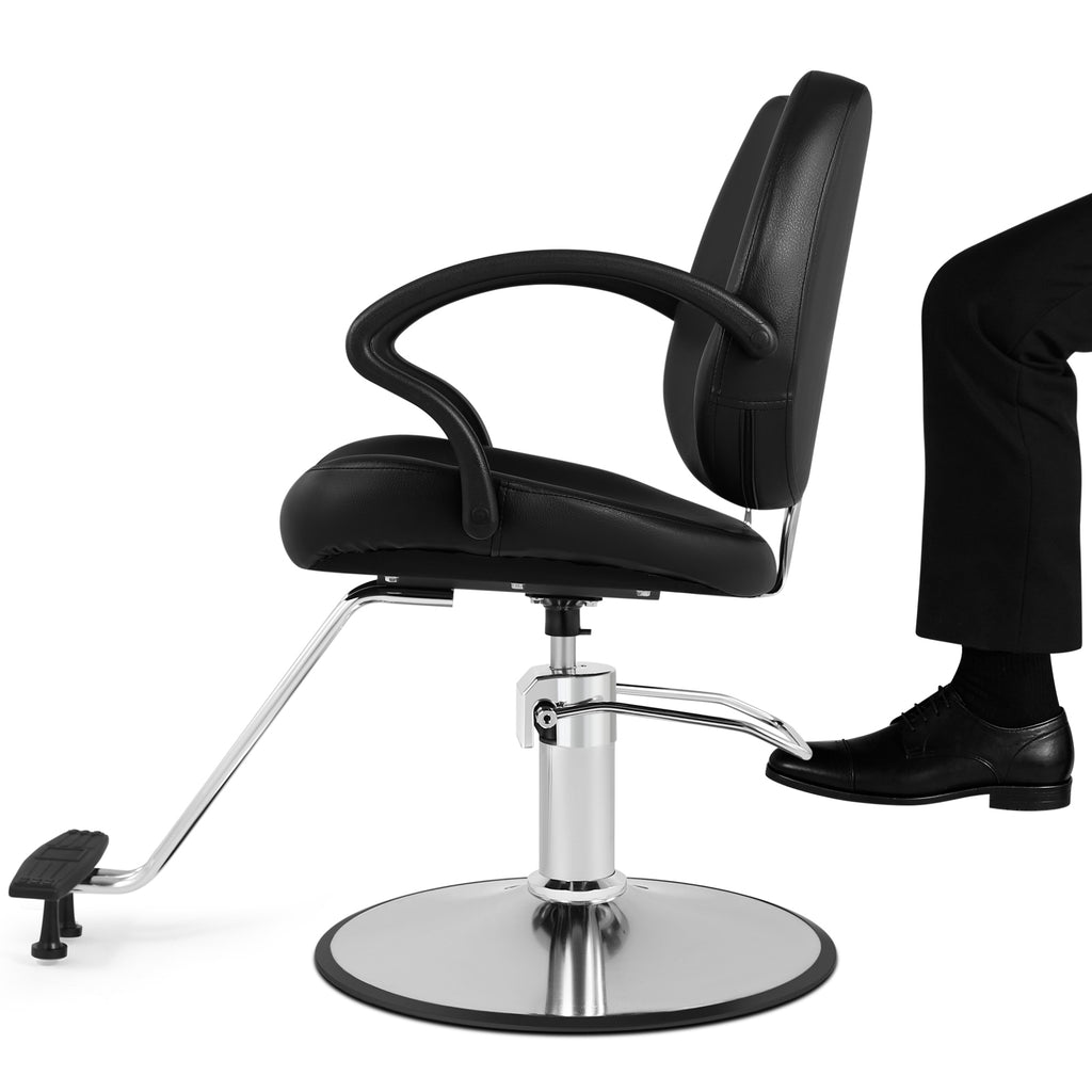 #2038 Artist Hand Classic Black Hydraulic Barber Chair Salon Spa Beauty Hair Styling