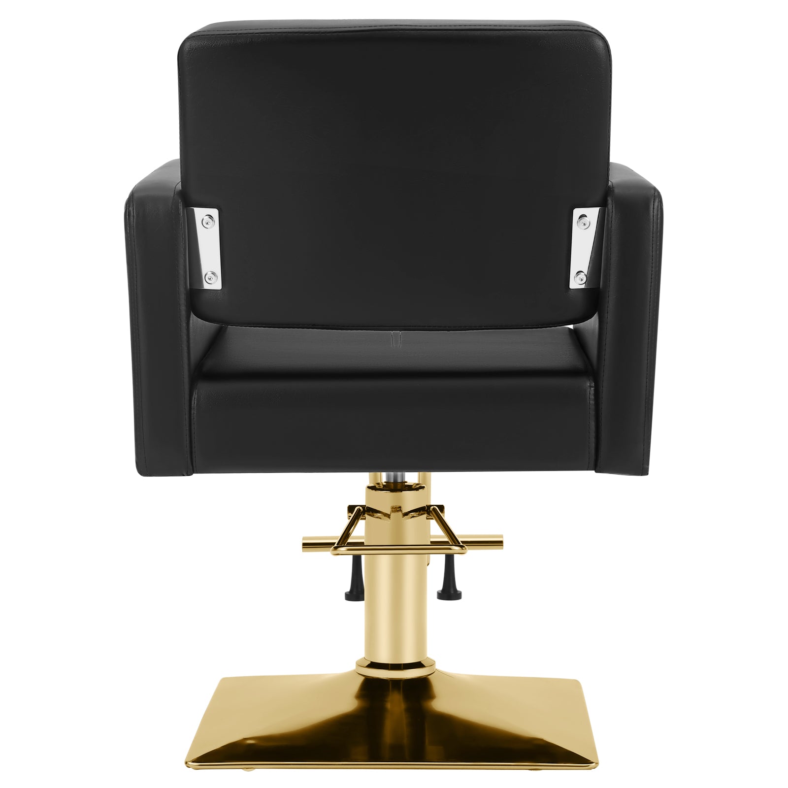 #5237 Hair Salon Chair Black and Gold, Hydraulic Styling Chair with Heavy Duty Pump, 360 Degree Swivel Barber Chair, Beauty Salon Equipment for Hair Stylist, Max Load 330 Lbs