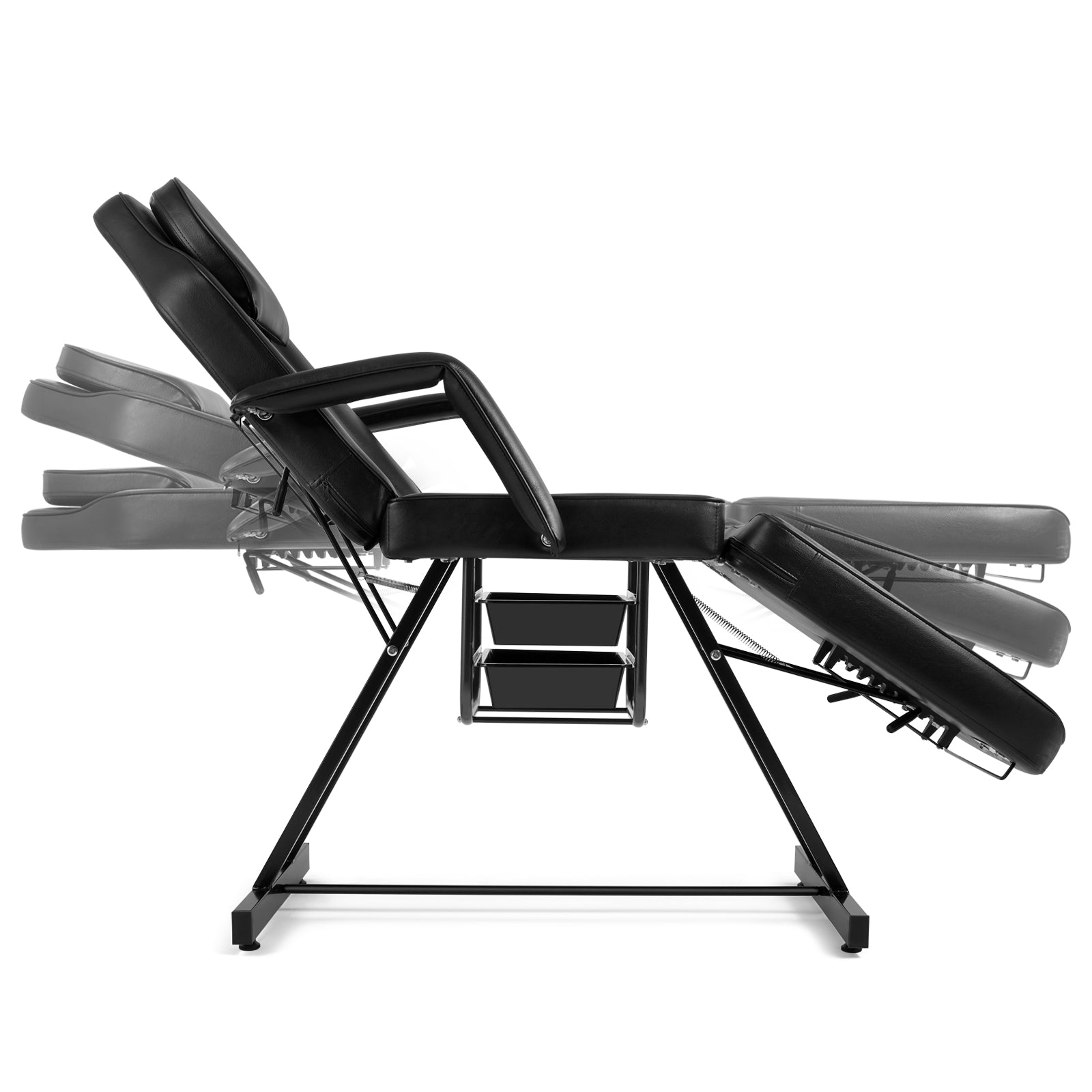 #2004 Facial Tattoo Chair Massage Bed Salon Lash Chair for Eyelash Extensions Tattoo Table Salon Chair with Trays