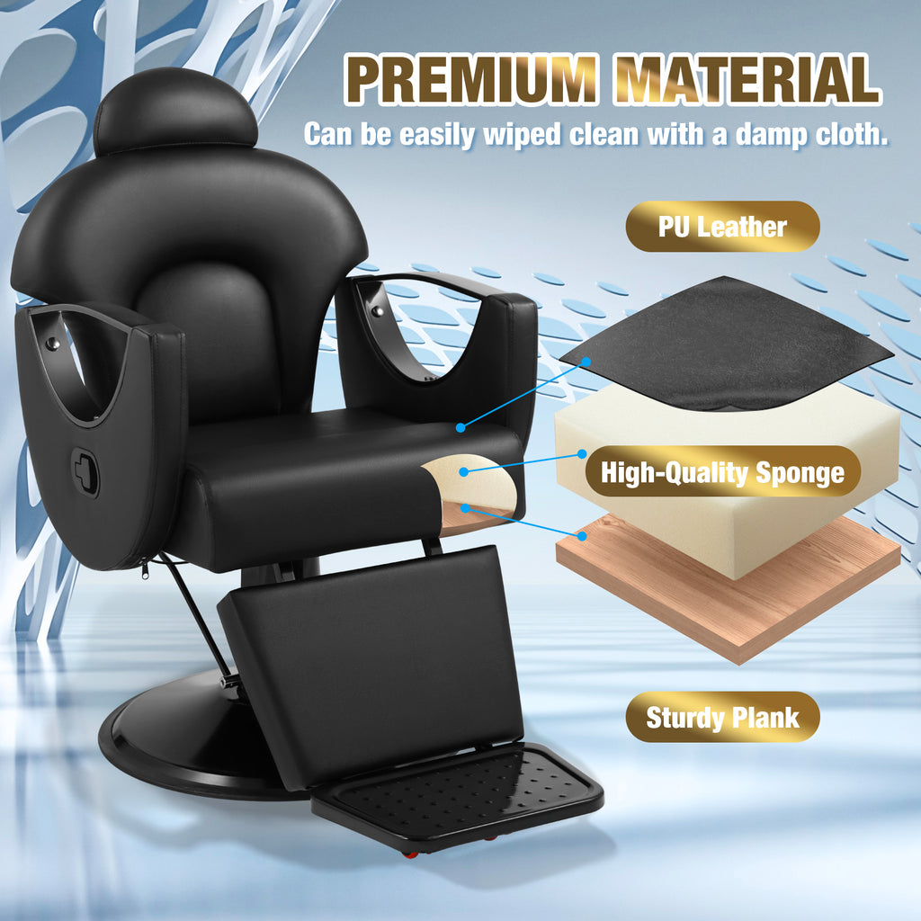 #09300 All Purpose Reclining Barber Chair