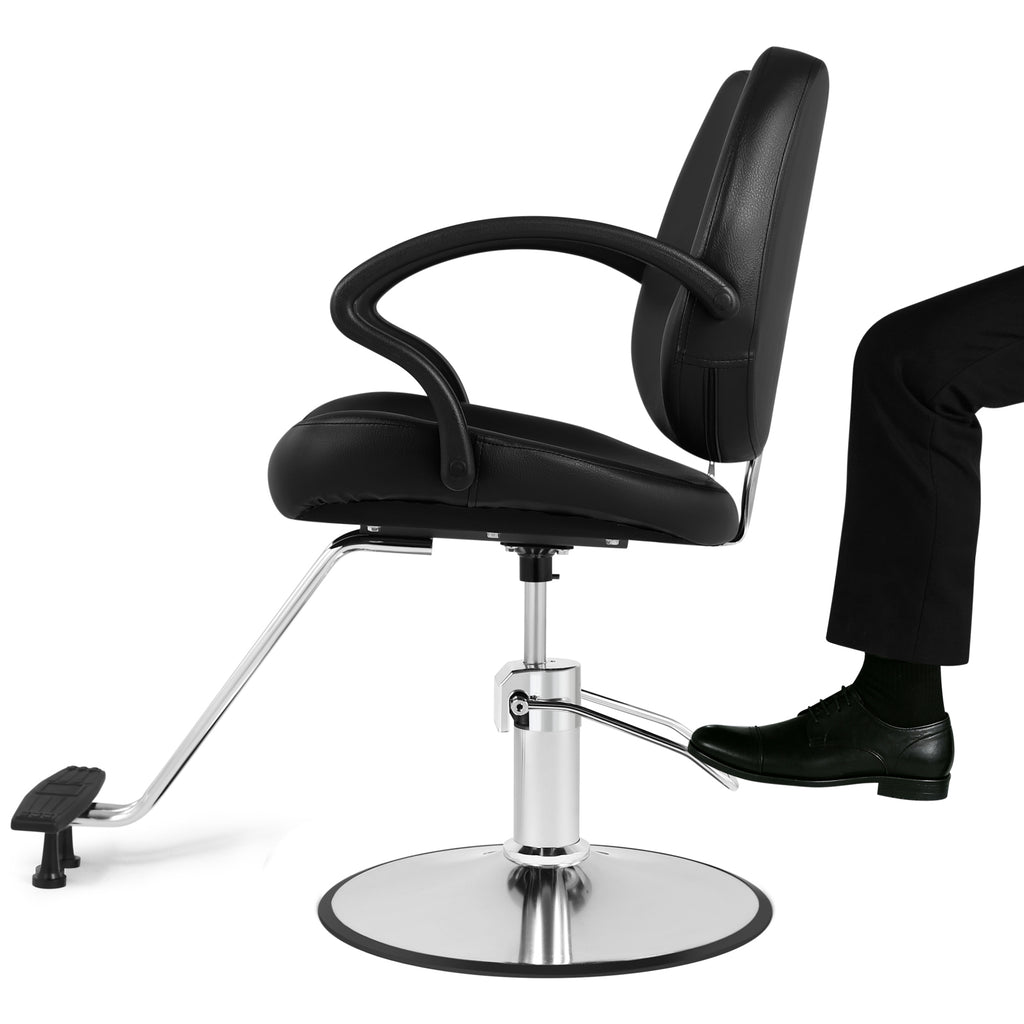 #2038 Artist Hand Classic Black Hydraulic Barber Chair Salon Spa Beauty Hair Styling