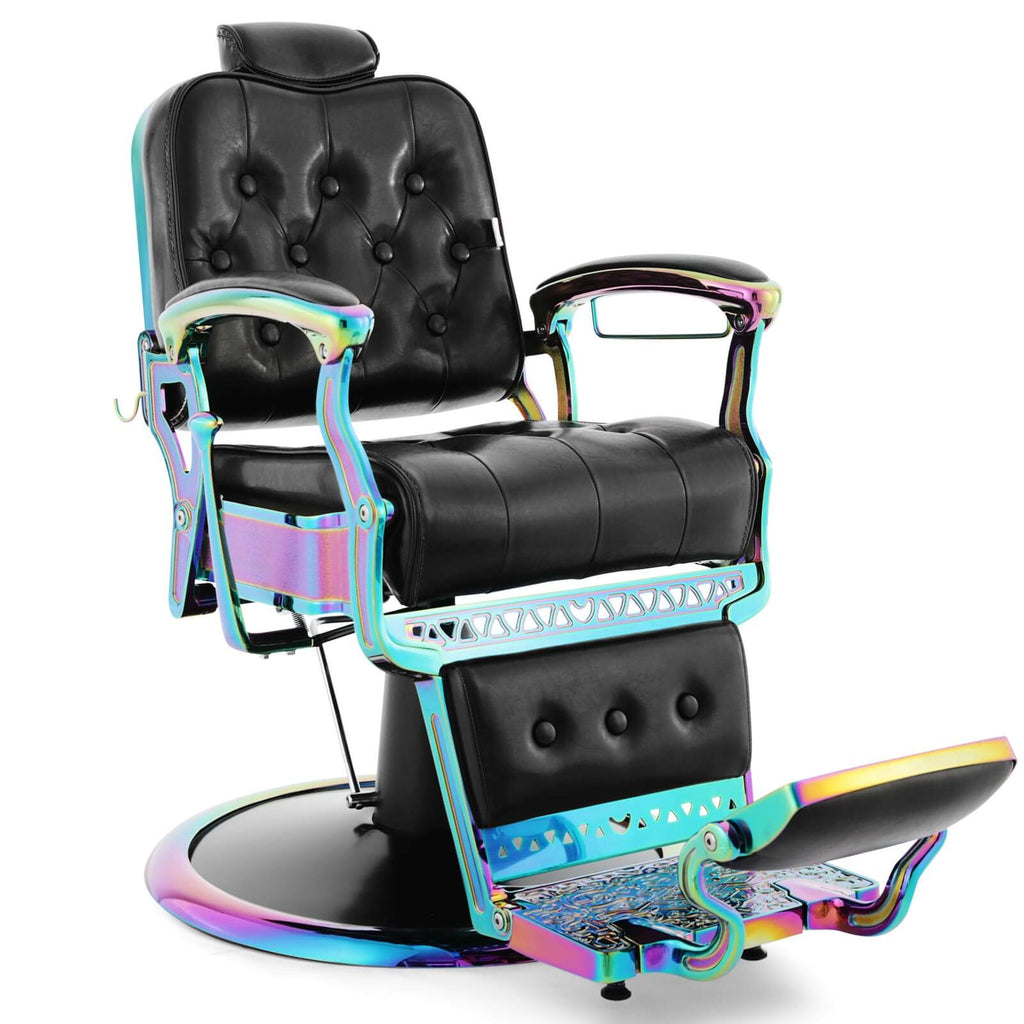 #5345 Prestige Laser Frame Vintage Hydraulic Recline Barber Chair