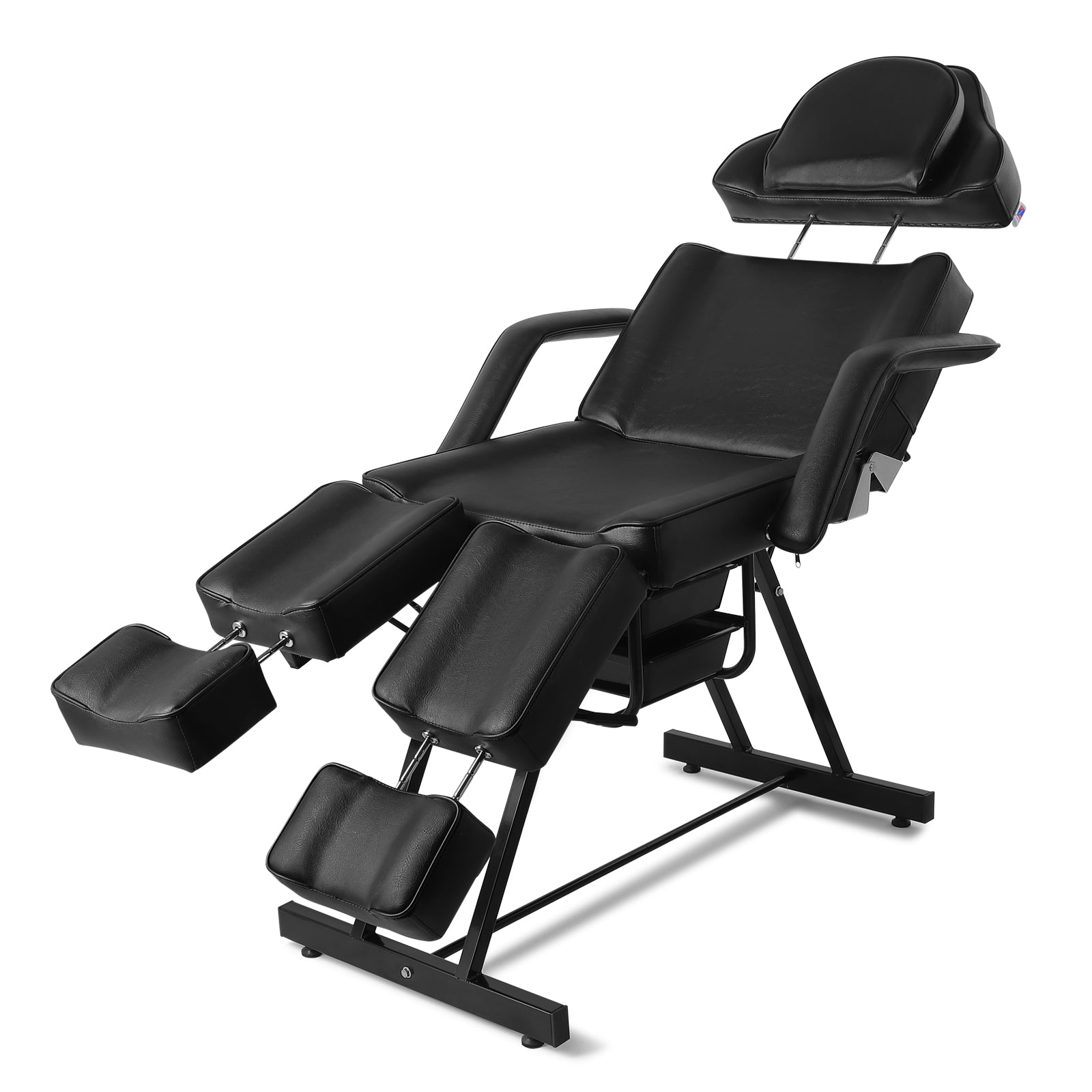#2019 Massage Table Facial Bed Eyelash Extension Massage Bed with Tray, Split Footrests