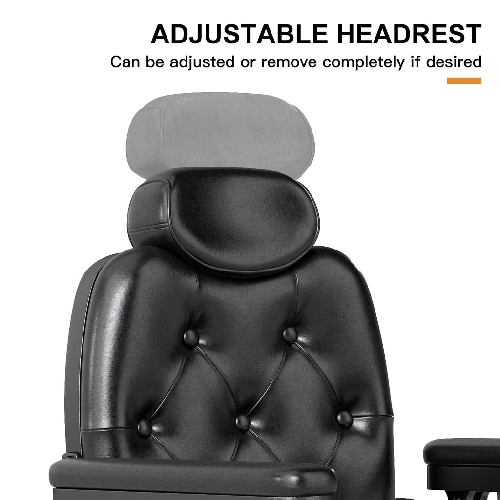 #5076 Artist hand Barber Chair for Hair Stylist, All Purpose Hydraulic Recline Salon Chair, Heavy Duty Barber Chairs, Professional Barbershop Beauty Spa Equipment