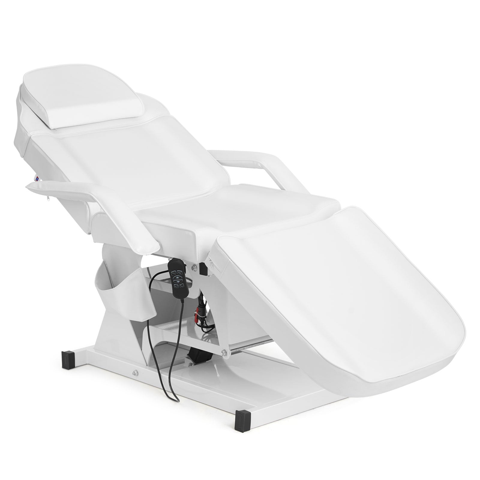 #2926 Facial Bed for Esthetician MassageTable Beauty Bed Medical Aesthetic Tattoo Procedure Bed with 3 Motor Electrical Adjustments,White