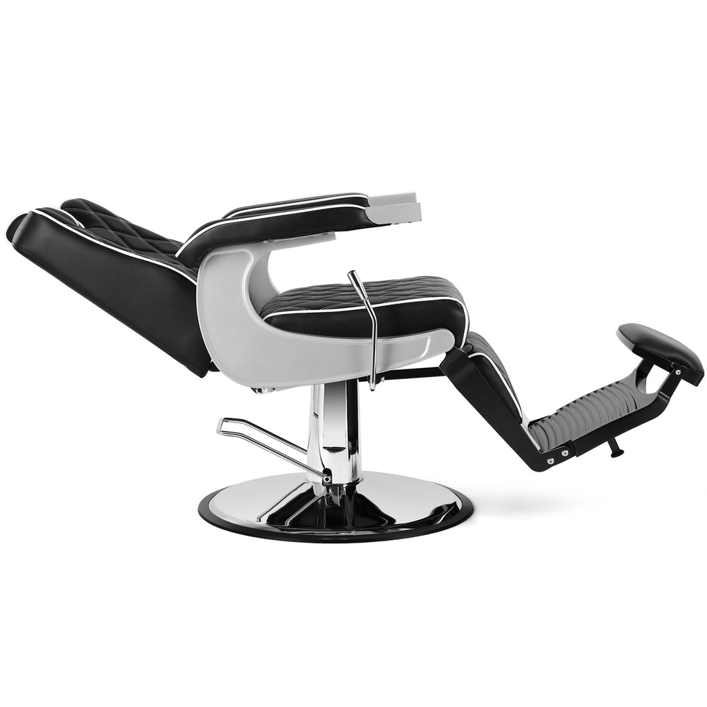 #5038 All Purpose Barber Chair Wide Backrest Reclining Salon Chair for Hair Stylist Tattoo Chair Makeup Chair for Salon Equipment