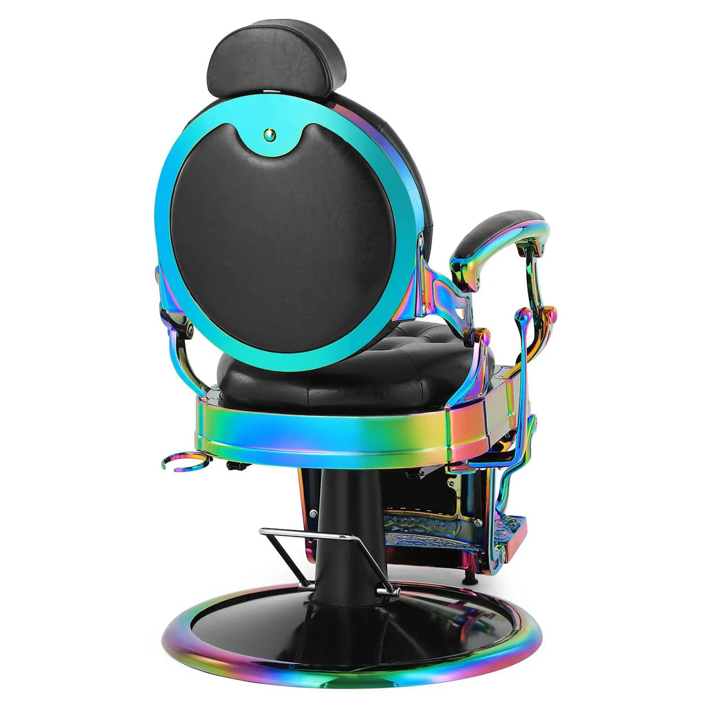 #5350 Prestige Laser Frame Retro Hydraulic Recline Barber Chair Artist hand
