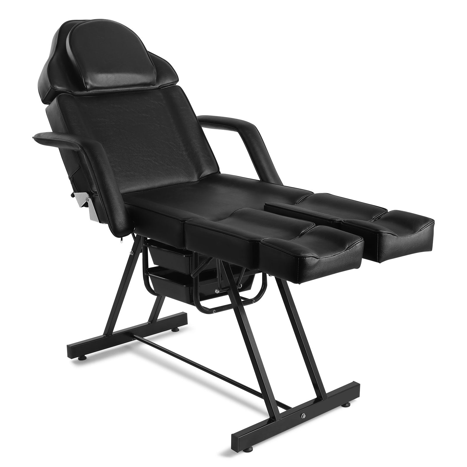 #2019 Massage Table Facial Bed Eyelash Extension Massage Bed with Tray, Split Footrests