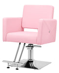#5437 Pink Salon Chair for Hair Stylist with Back Cover, Hydraulic Hair Chair 360 Swivel Barber Chair, Beauty Salon Equipment for Hair Stylist Women, Max Load Weight 330 Lbs