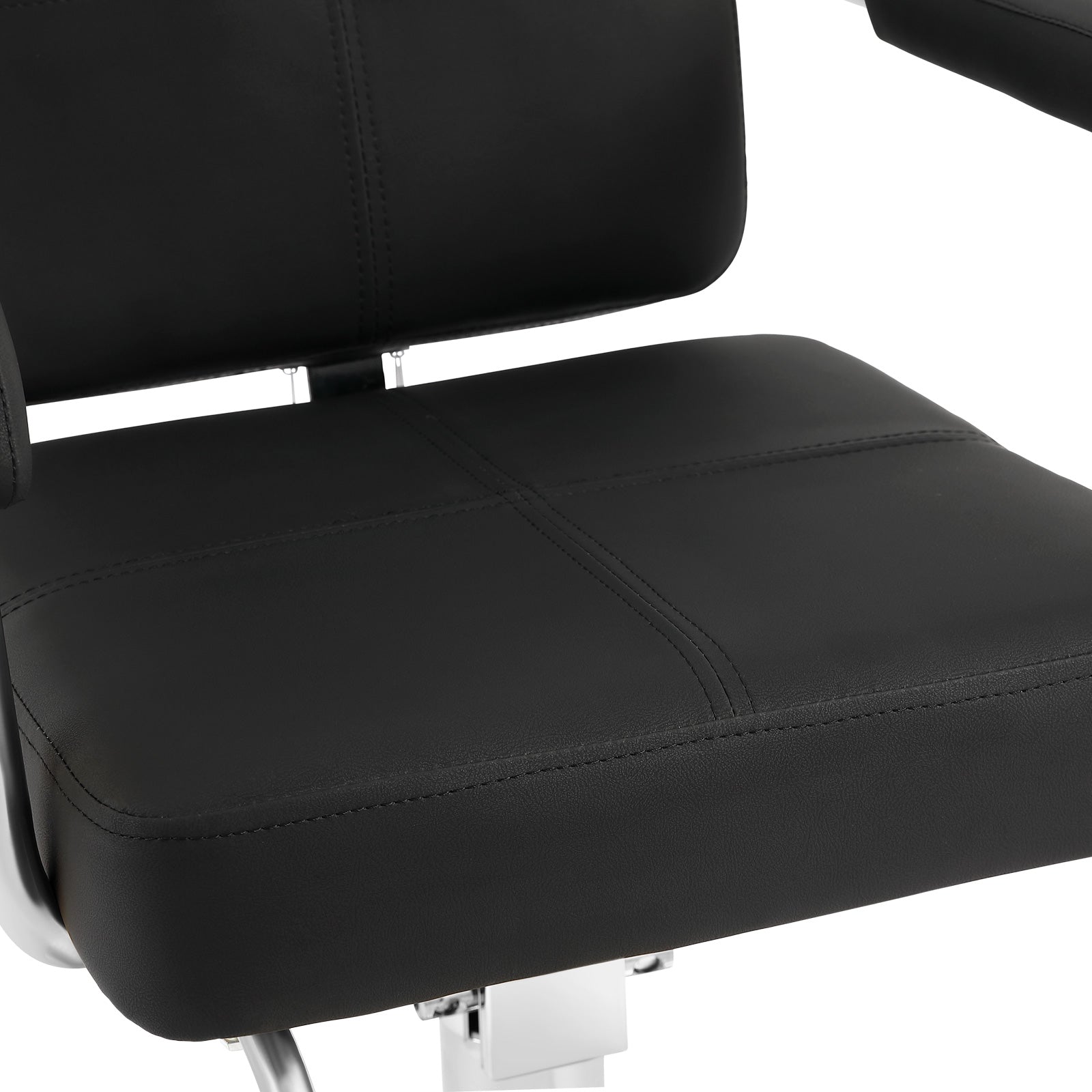 #5091 Black Salon Chair, Professional Hair Stylist Chair with Heavy Duty Hydraulic Pump, 360 Degree Swivel Styling Chair, Beauty Salon Equipment, Load Capacity 330 lbs
