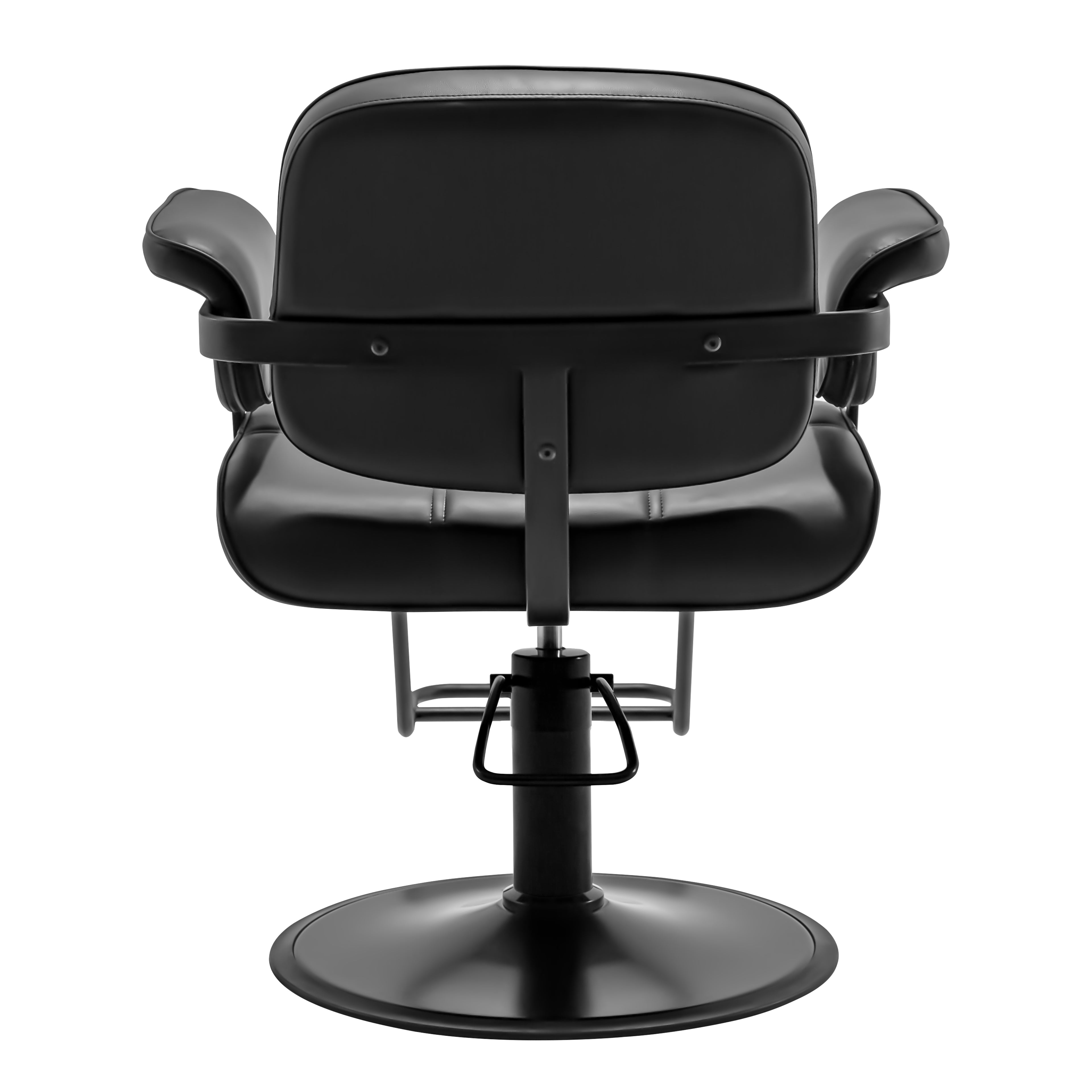 #2017 Barber Salon Chair, Extra Wide Hair Styling Chair with Heavy Duty Hydraulic Pump, 360?? Swivel Height Adjustable Braiding Design, Luxury Beauty Salon and Barbershop Equipment, Black
