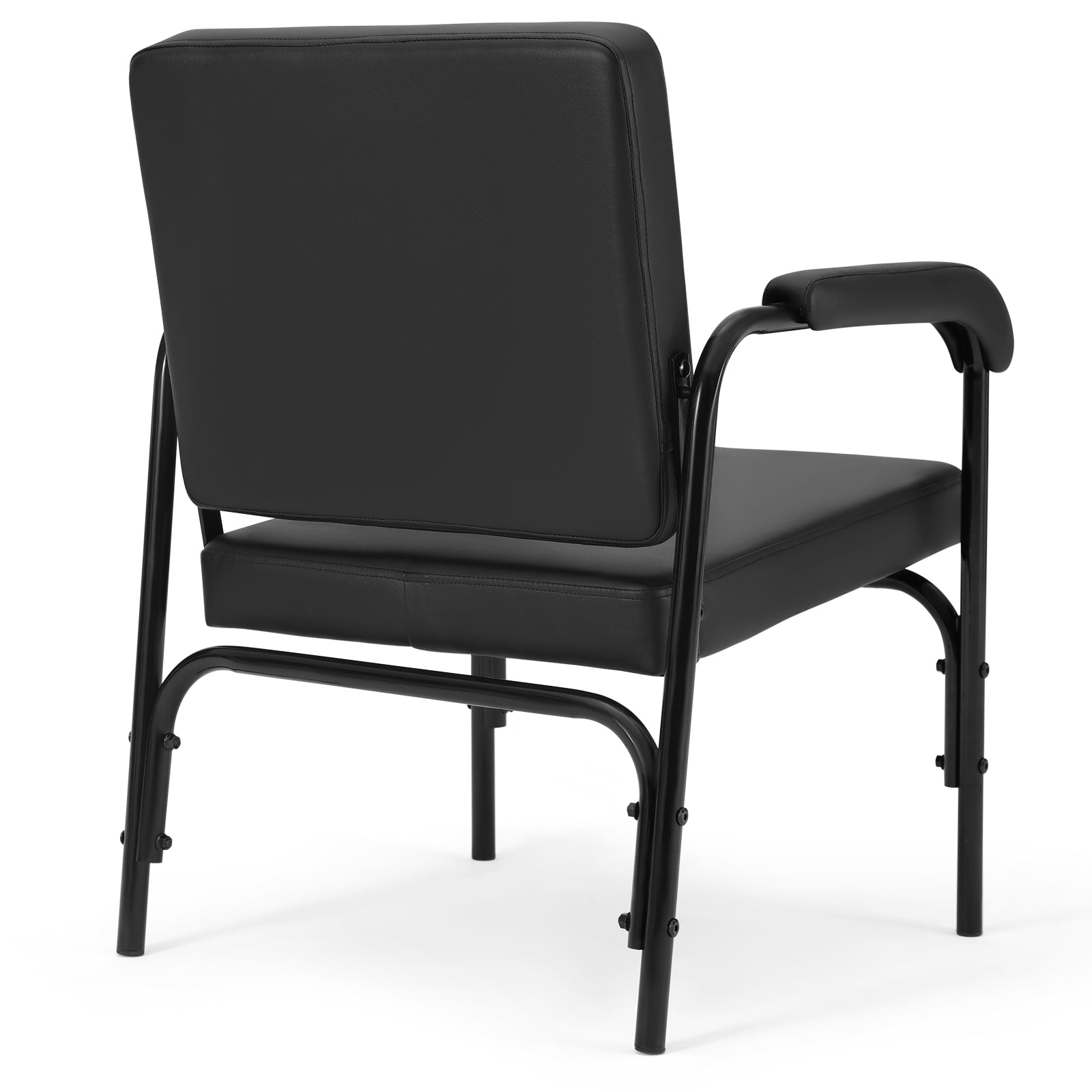 #1005 Black Reclining Barber Shampoo Chair Salon Spa Beauty Hair Styling