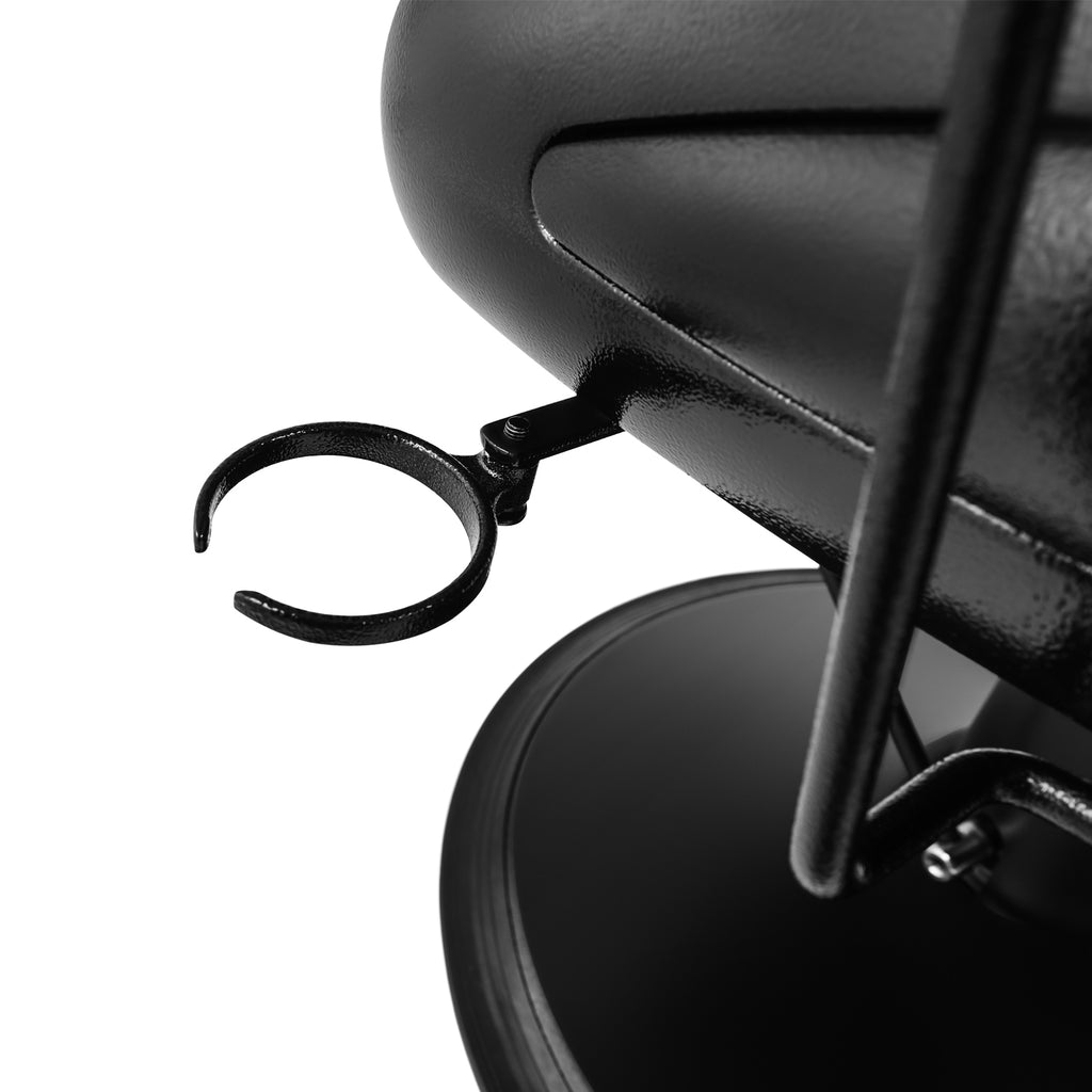 #5079 Barber Chair, Barber Chairs Professional, Vintage Barber Chair Style, Reclining Hydraulic Salon Chair, Locking Recline & 360?? Swivel, Heavy-Duty Round Base, PU Leather Barbershop