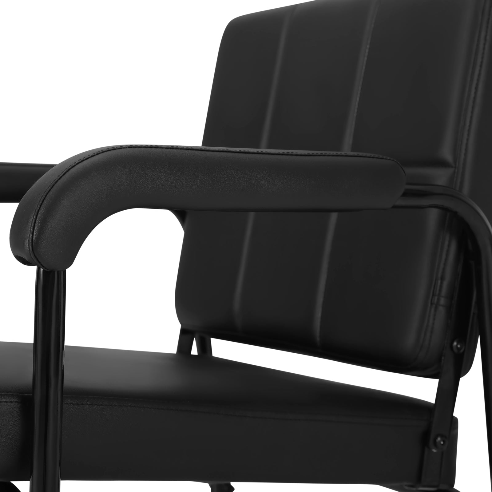 #1005 Black Reclining Barber Shampoo Chair Salon Spa Beauty Hair Styling