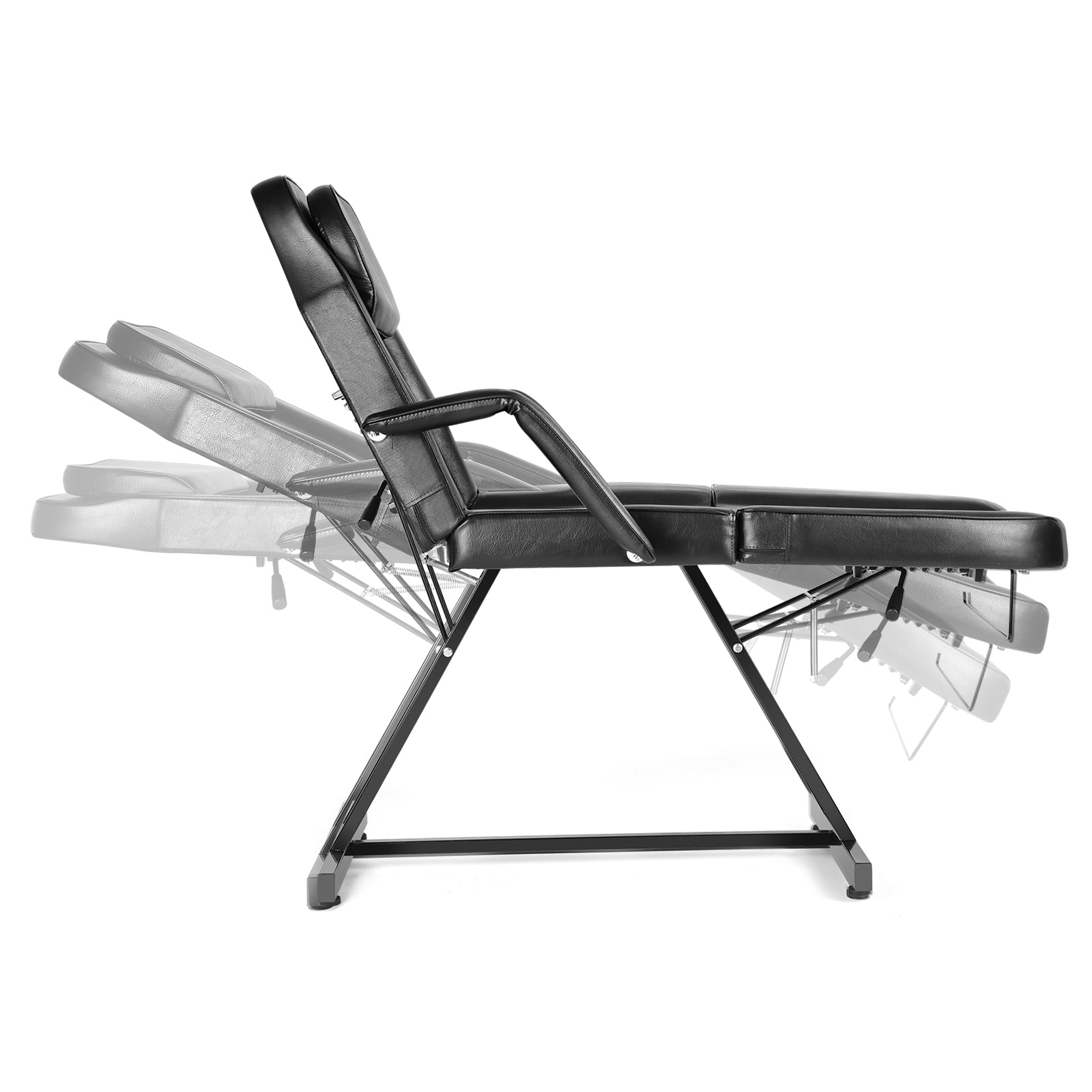 #201100  Massage Table Adjustable Massage Bed W/Free Barber Stool Spa Bed Salon Massage Equipment Barber Chair Salon Chair