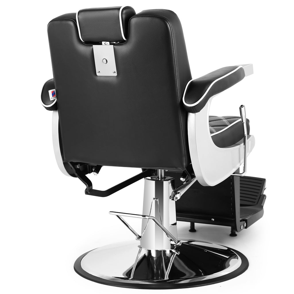 #5038 All Purpose Barber Chair Wide Backrest Reclining Salon Chair for Hair Stylist Tattoo Chair Makeup Chair for Salon Equipment