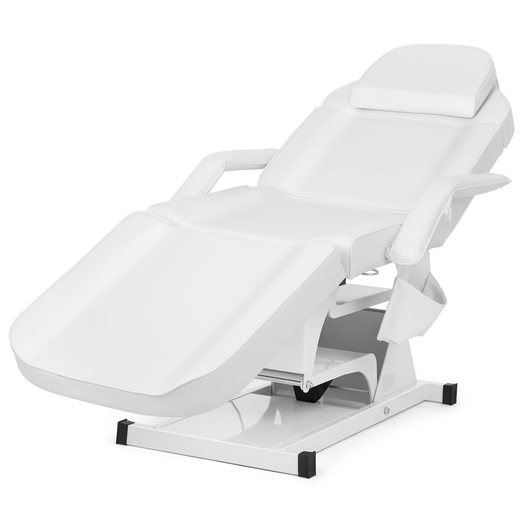 #2926 Facial Bed for Esthetician MassageTable Beauty Bed Medical Aesthetic Tattoo Procedure Bed with 3 Motor Electrical Adjustments,White