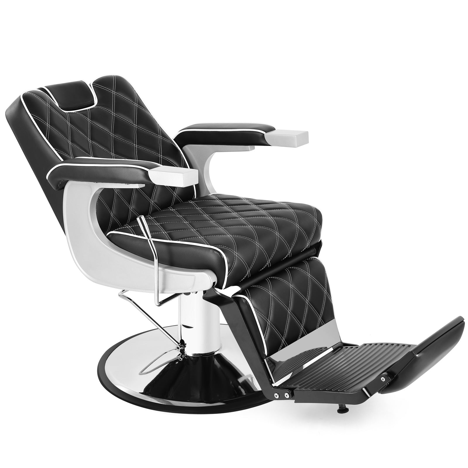 #5038 All Purpose Barber Chair Wide Backrest Reclining Salon Chair for Hair Stylist Tattoo Chair Makeup Chair for Salon Equipment