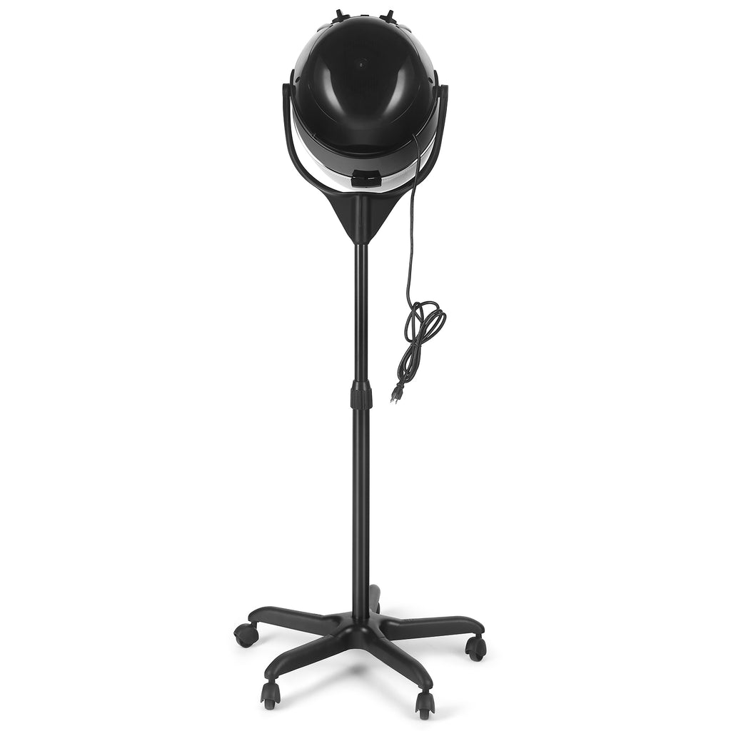 #4003 Professional Hooded Hair Dryer for Women, Height Adjustable Floor Stand Up Hair Dryer with Wheels and Timer, Sit Under Hooded Dryer for Home Beauty Spa Salon Equipment