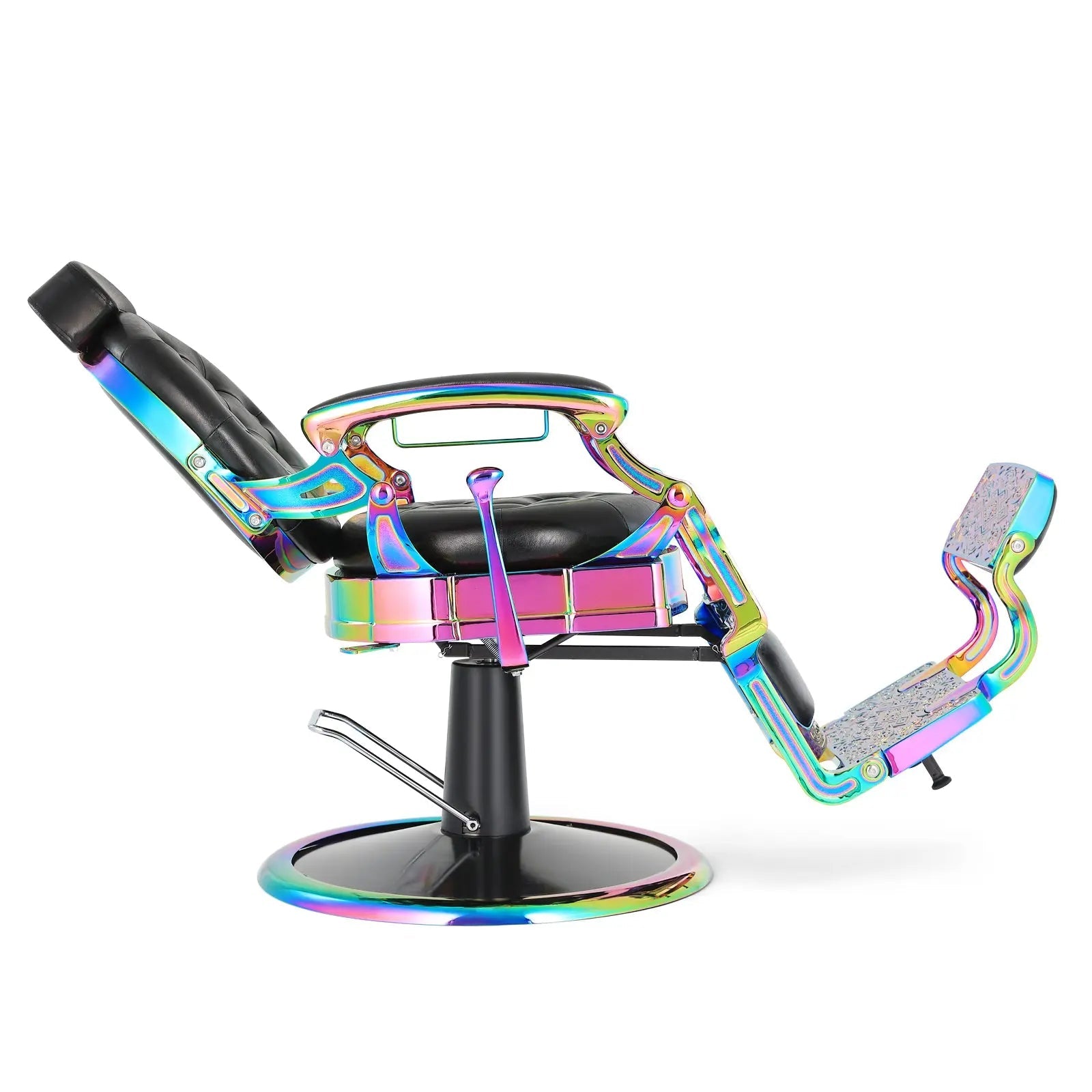 #5350 Prestige Laser Frame Retro Hydraulic Recline Barber Chair Artist hand