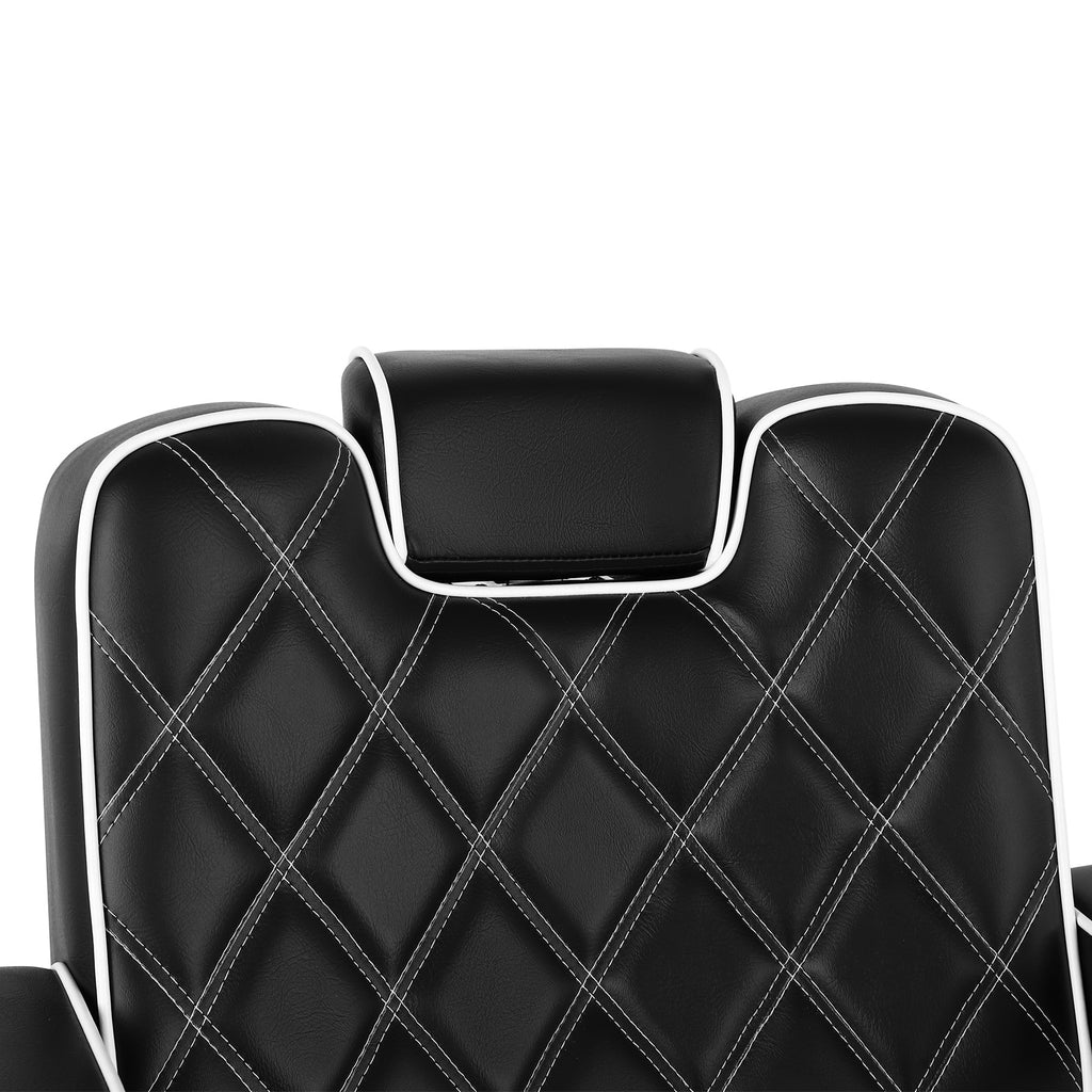 #5038 All Purpose Barber Chair Wide Backrest Reclining Salon Chair for Hair Stylist Tattoo Chair Makeup Chair for Salon Equipment