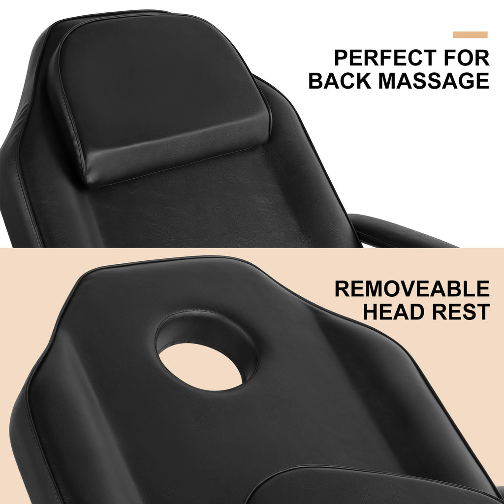 #20152 Hydraulic Facial Table Tattoo Chair Massage Bed Adjustable Professional for Esthetician Beauty Spa Lash Bed for Eyelash Extensions Salon Equipment Barber Chair Salon Chair