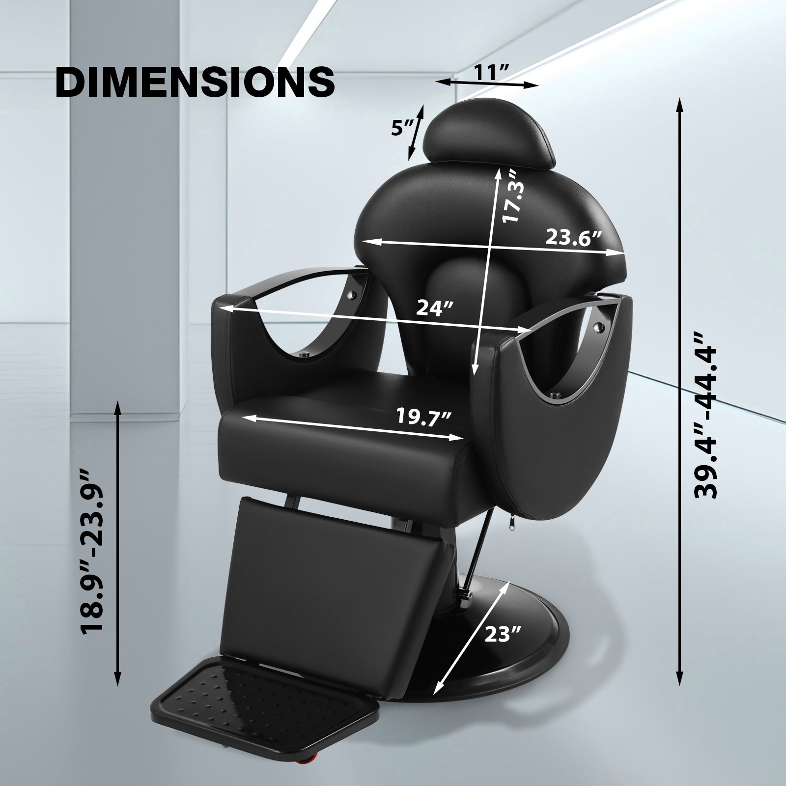 #09300 All Purpose Reclining Barber Chair