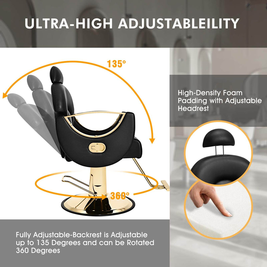 #09400 All Purpose Reclining Barber Chair